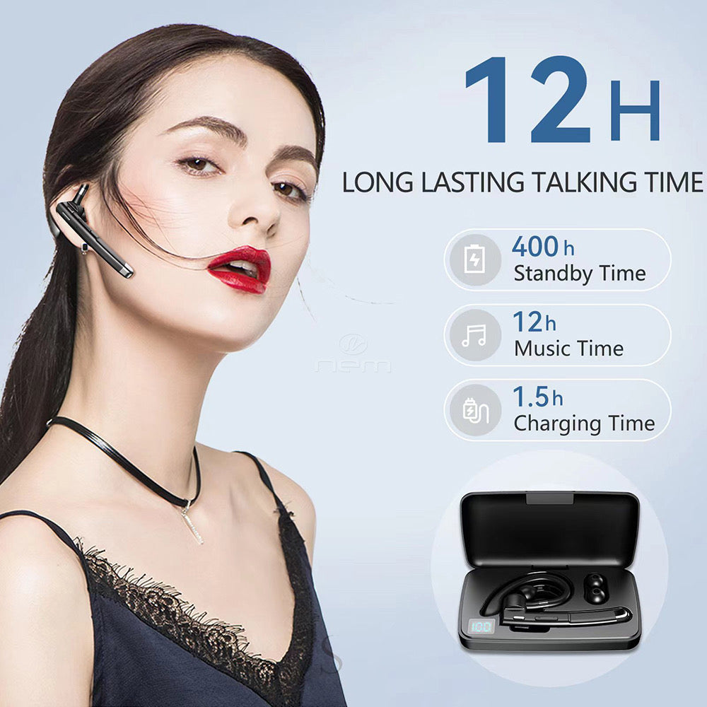 Wireless EarHook Earphone with Mic Charging Case BT-YYK-520