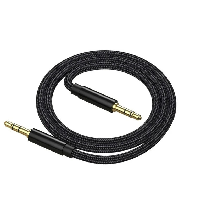 3.5mm Aux Cable 6-Feet Male to Male Stereo Audio Cable Auxiliary Cord Gold Plated
