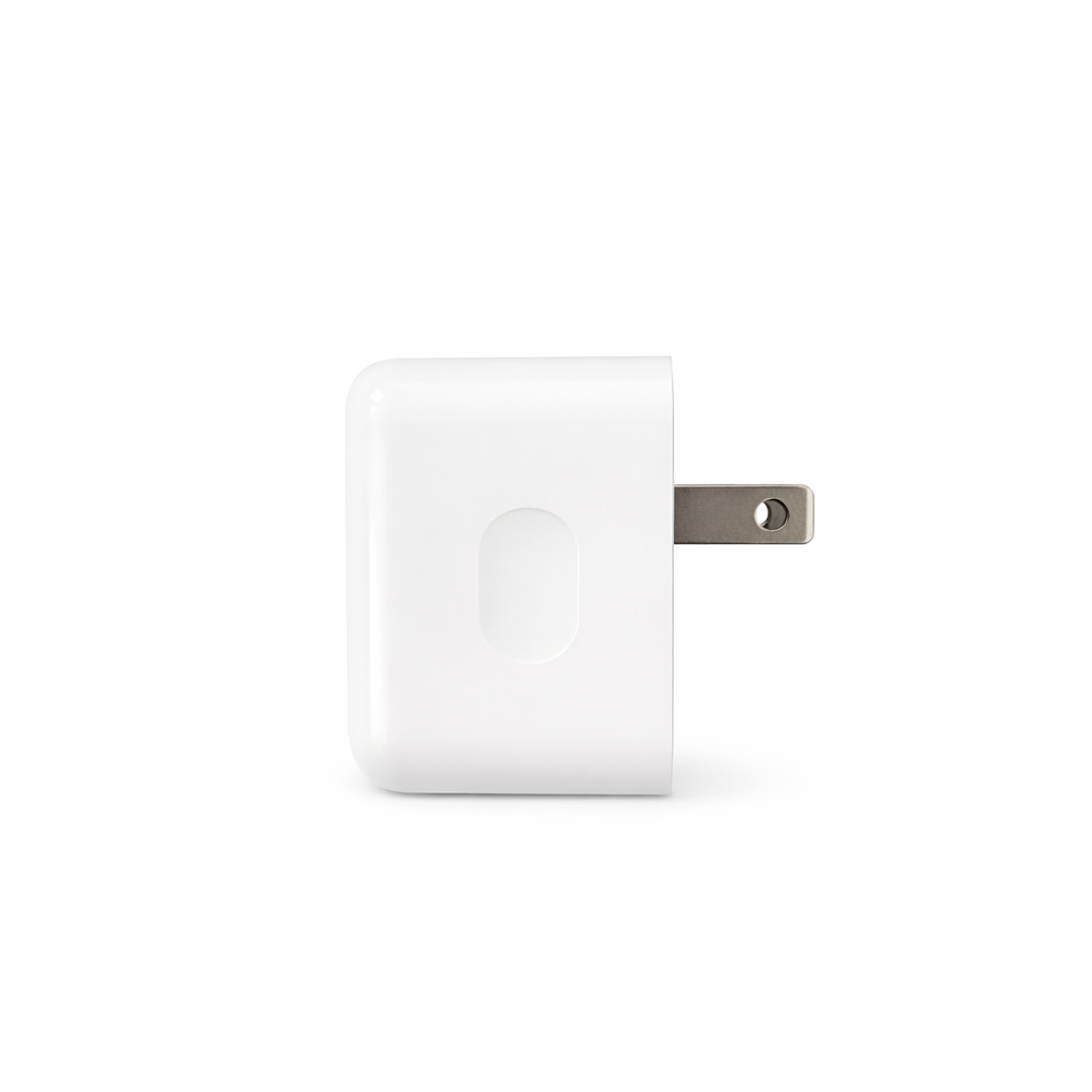 35W Dual USB-C Port Compact Wall Power Adapter for iPhone & Samsung White