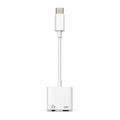 USB-C to 3.5mm Headphone Jack & Charging Adapter – Audio + Fast Charge Splitter