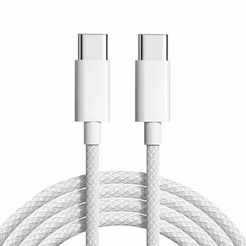 60W USB-C to USB-C 6ft Cable Fast Charger For iPhone & Samsung