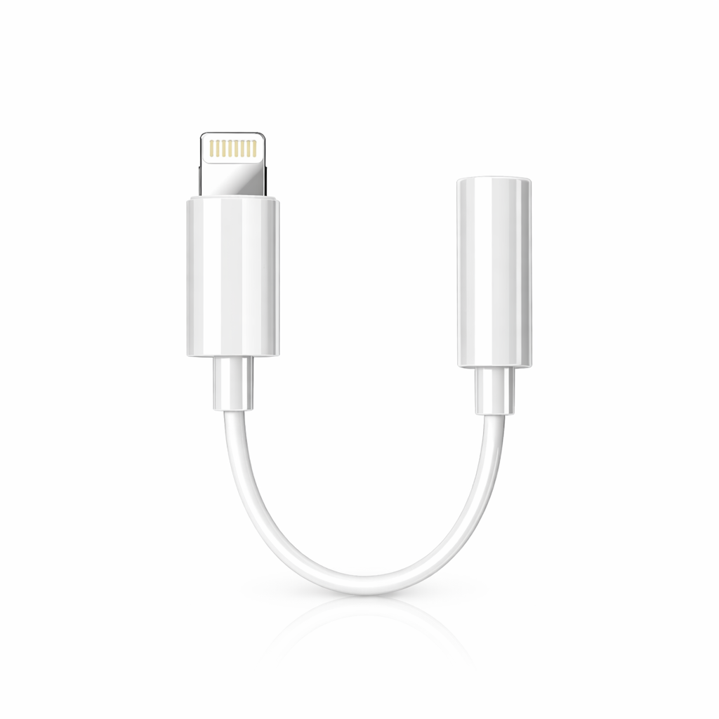 Lightning to Headphone Jack Aux Adapter For iPhones