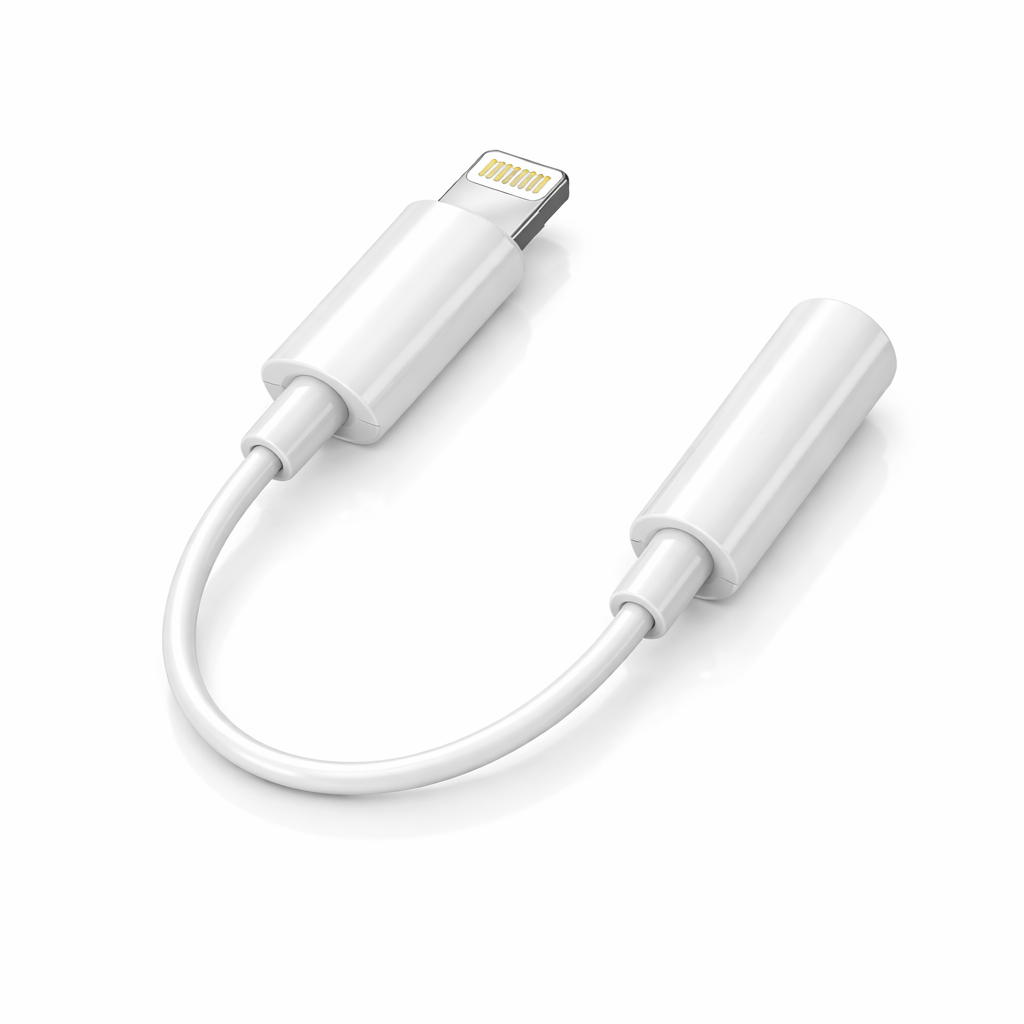 Lightning to Headphone Jack Aux Adapter For iPhones