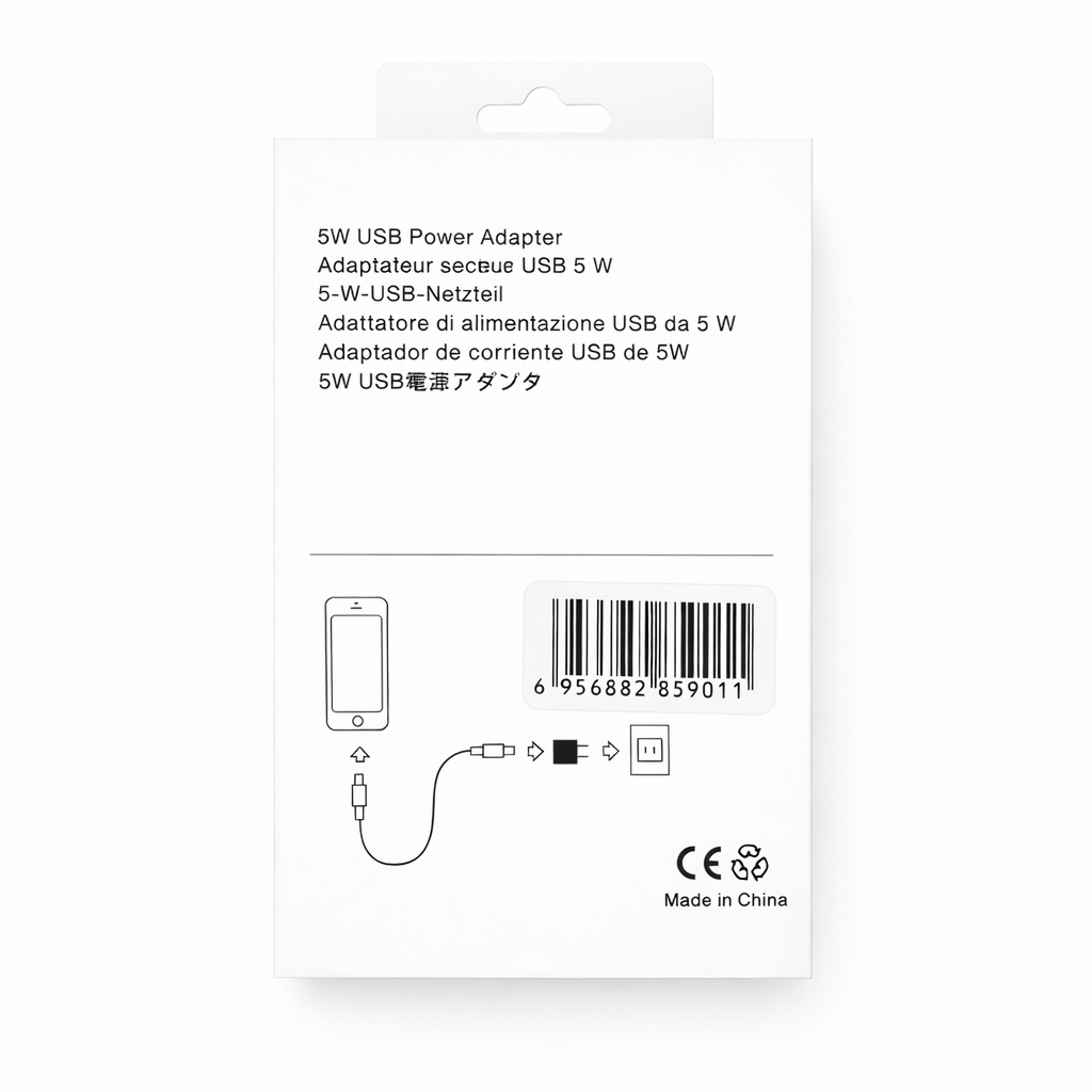 USB Wall Charger Power Adapter 5V 1A